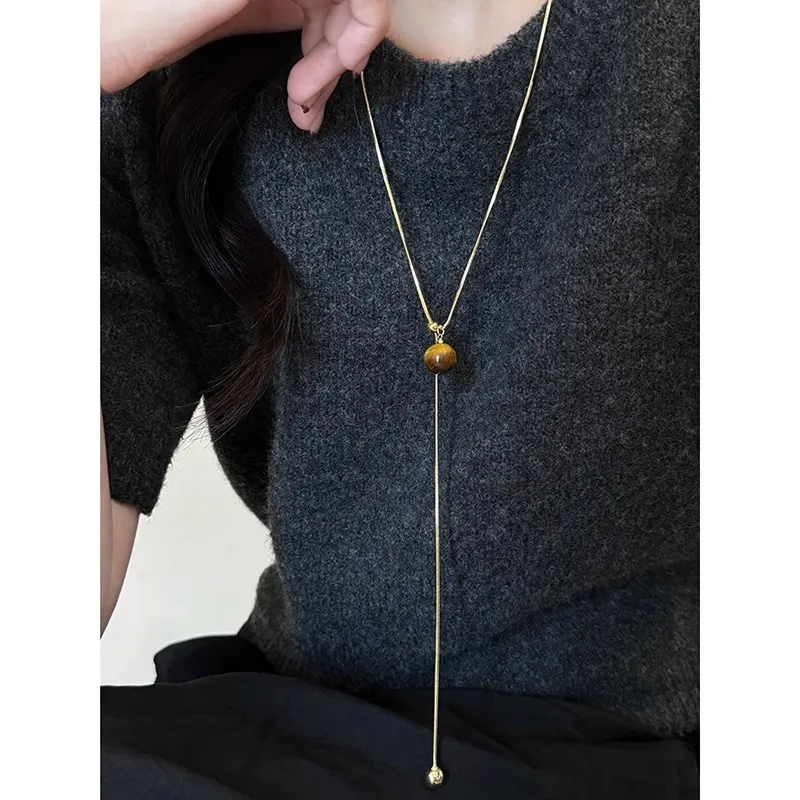 Rhymes Gold Plated Copper Necklaces Women's-3