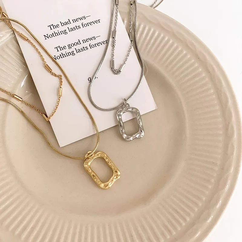 Rhymes Gold Plated Copper Necklaces Women's-2