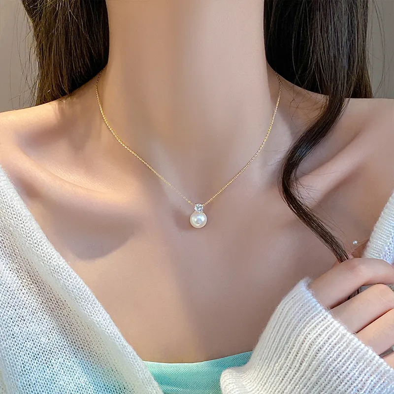 Rhymes Gold Plated Copper Necklaces Women's-6
