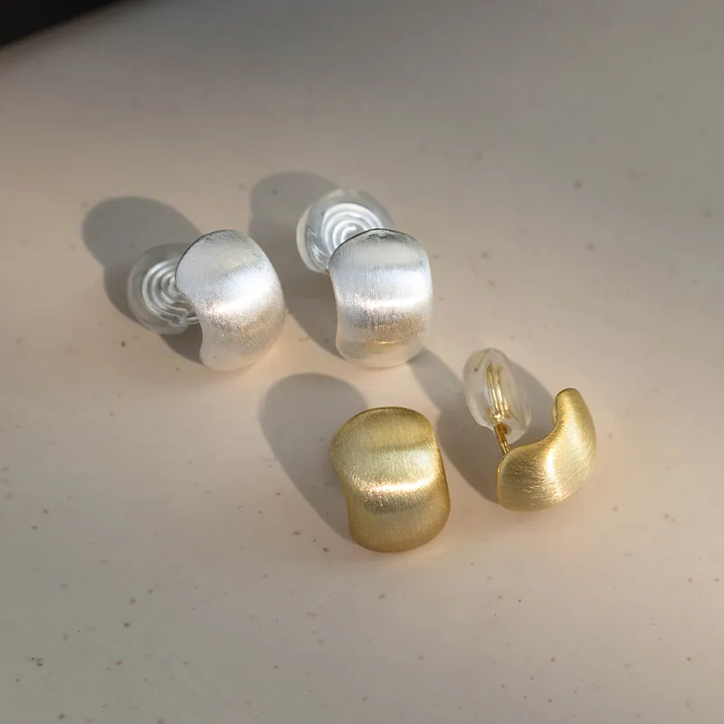 Rhymes Gold Plated Copper Clip On Earrings Women's-6
