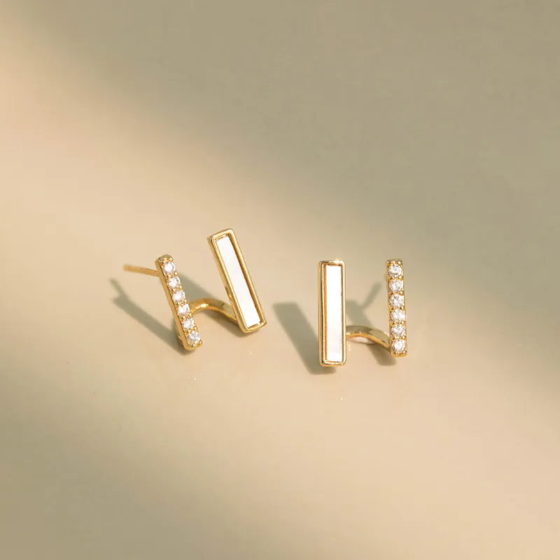 Rhymes Gold Plated Copper Earrings Women's-6