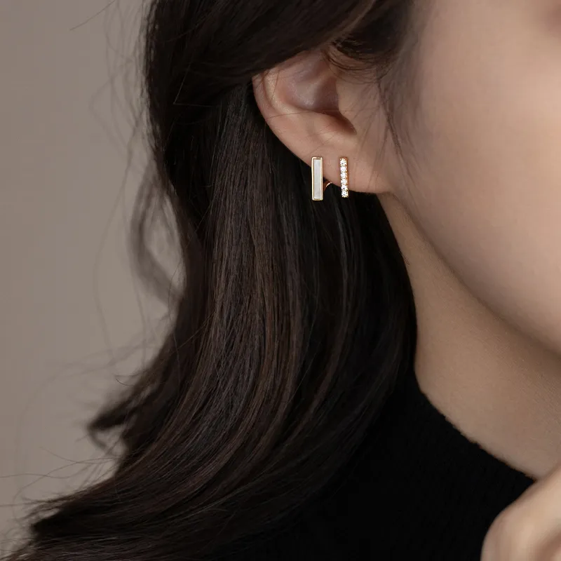 Rhymes Gold Plated Copper Earrings Women's-4