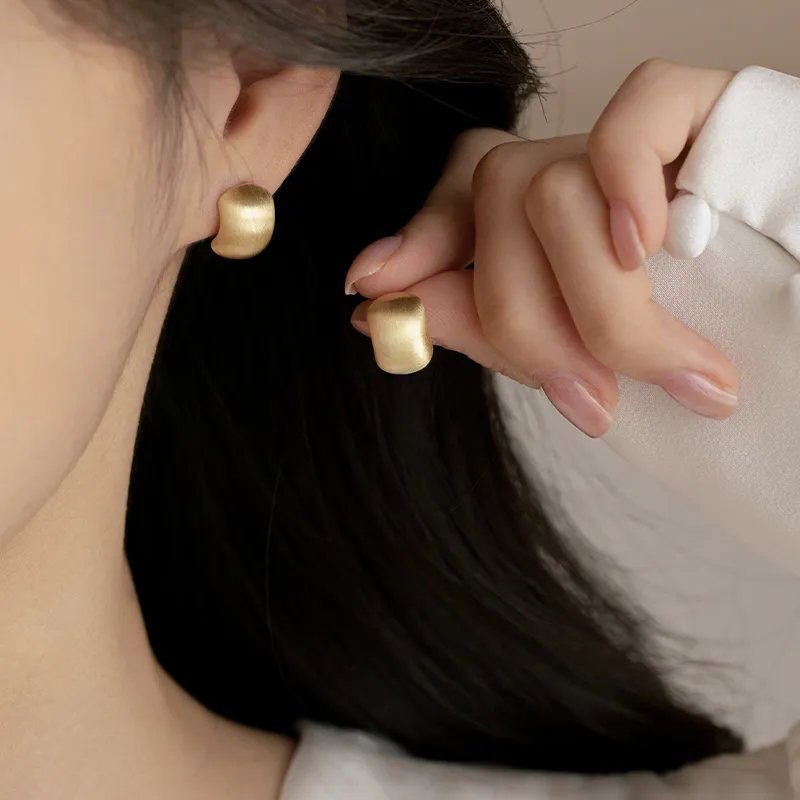Rhymes Gold Plated Copper Clip On Earrings Women's-1