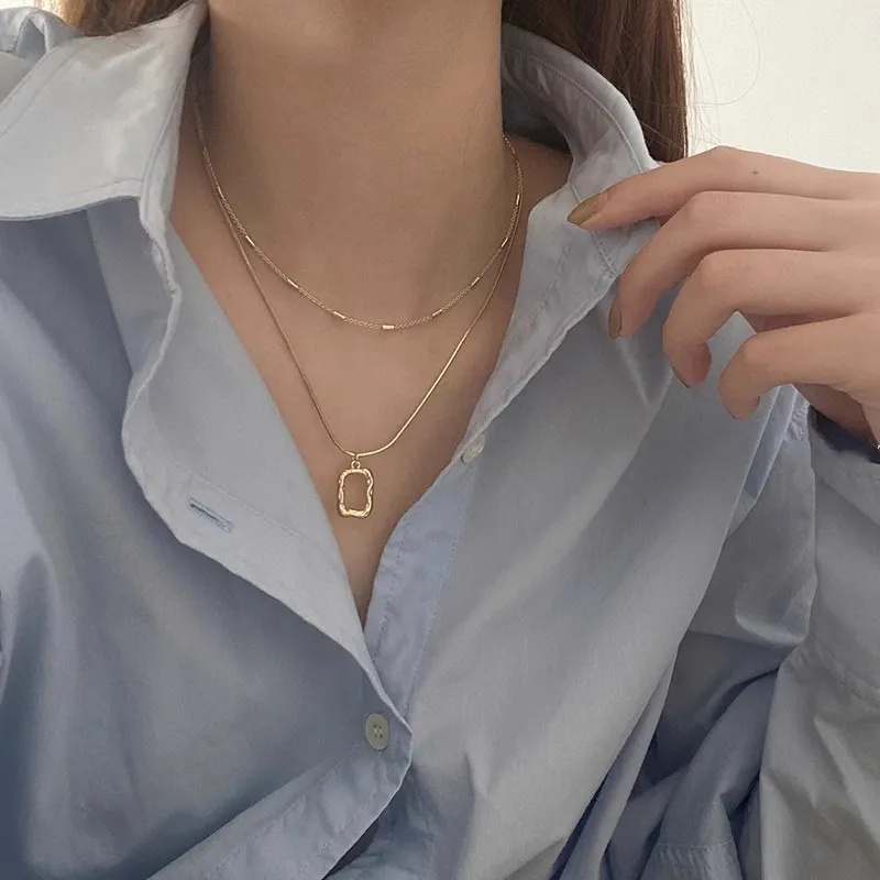 Rhymes Gold Plated Copper Necklaces Women's-7