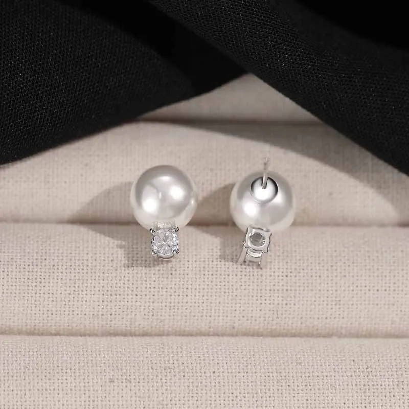 Rhymes Gold Plated Copper Stud Earrings Women's-2