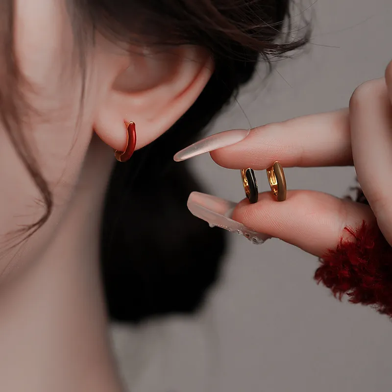 Rhymes Gold Plated Copper Earrings Women's-1