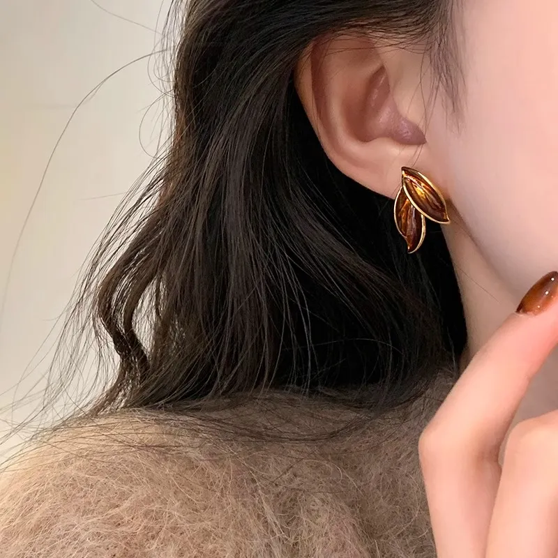 Rhymes Drip Glaze Earrings Women's-2