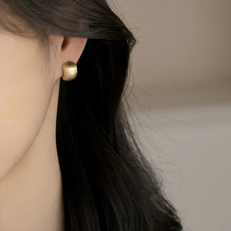 Rhymes Gold Plated Copper Clip On Earrings Women's-3