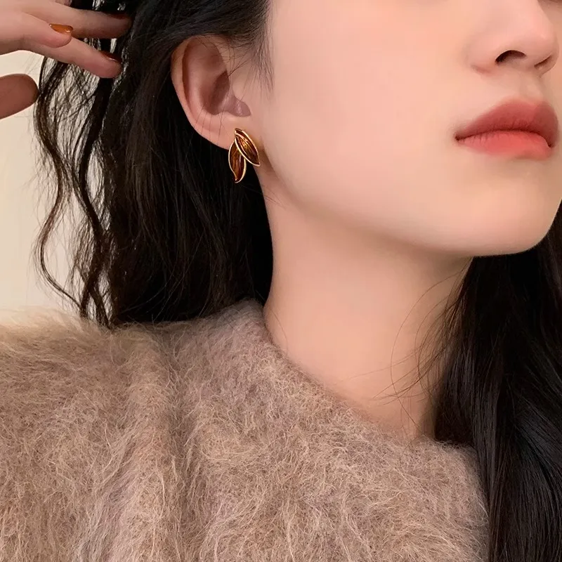 Rhymes Drip Glaze Earrings Women's-3