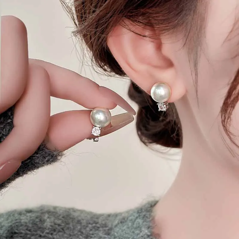 Rhymes Gold Plated Copper Stud Earrings Women's-1