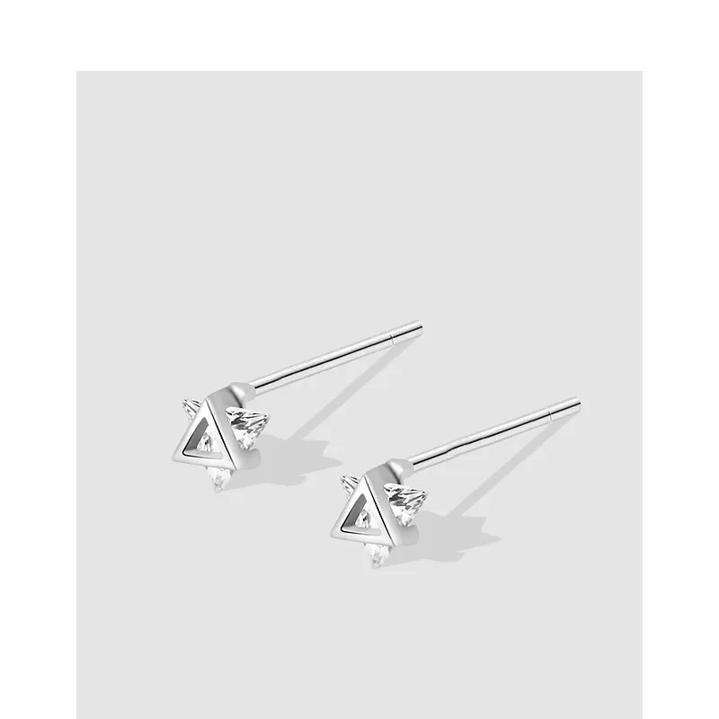 Rhymes Gold Plated Copper Stud Earrings Women's-1