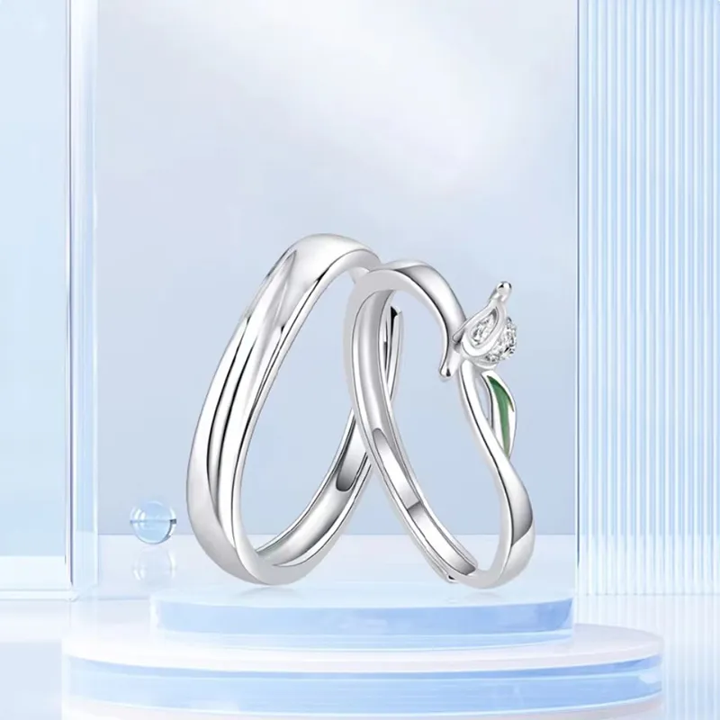 Rhymes 925 Sterling Silver Rings Women's-1