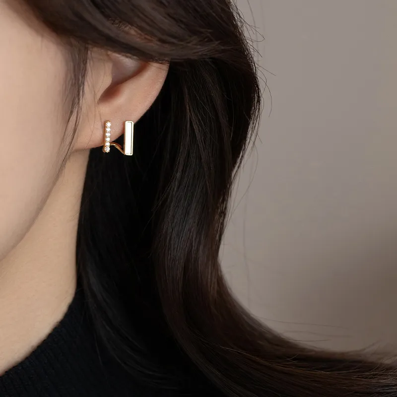 Rhymes Gold Plated Copper Earrings Women's-3