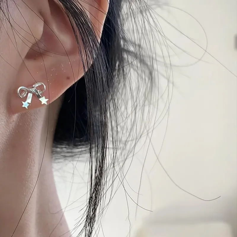 Rhymes Gold Plated Copper Stud Earrings Women's-4