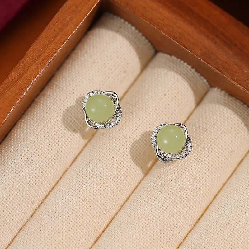 Rhymes Gold Plated Copper Stud Earrings Women's-4