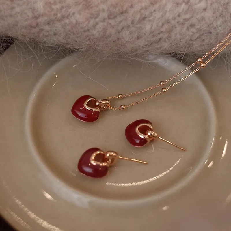 Rhymes Gold Plated Copper Necklaces Women's-5