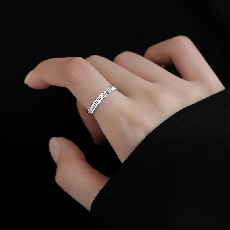Rhymes 925 Sterling Silver Rings Women's-4