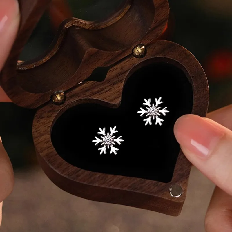 Rhymes Gold Plated Copper Zircon Stud Earrings Women's-5