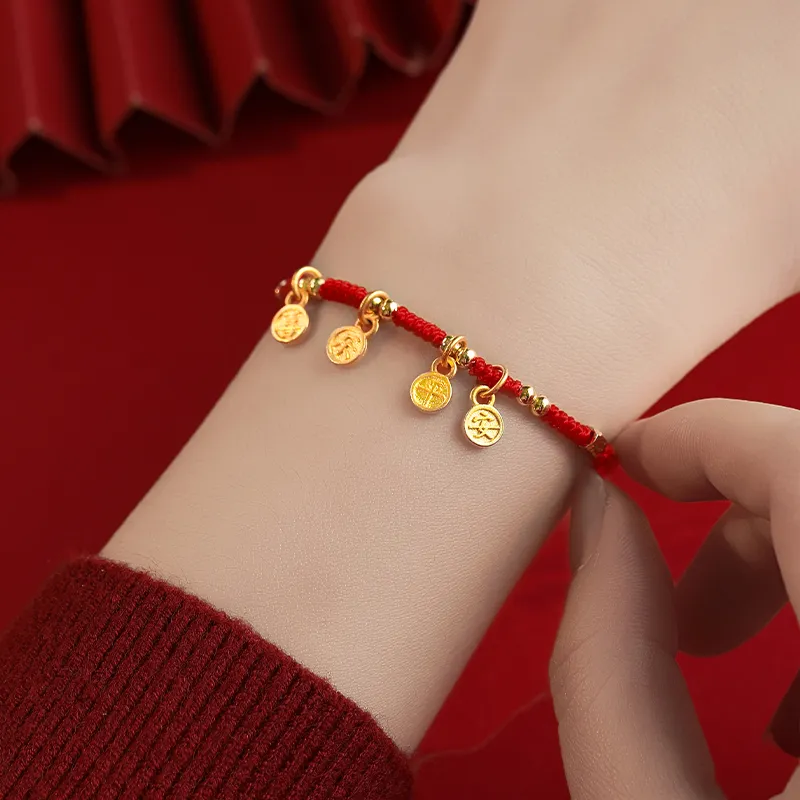 Rhymes Gold Plated Copper Bracelets Women's-1