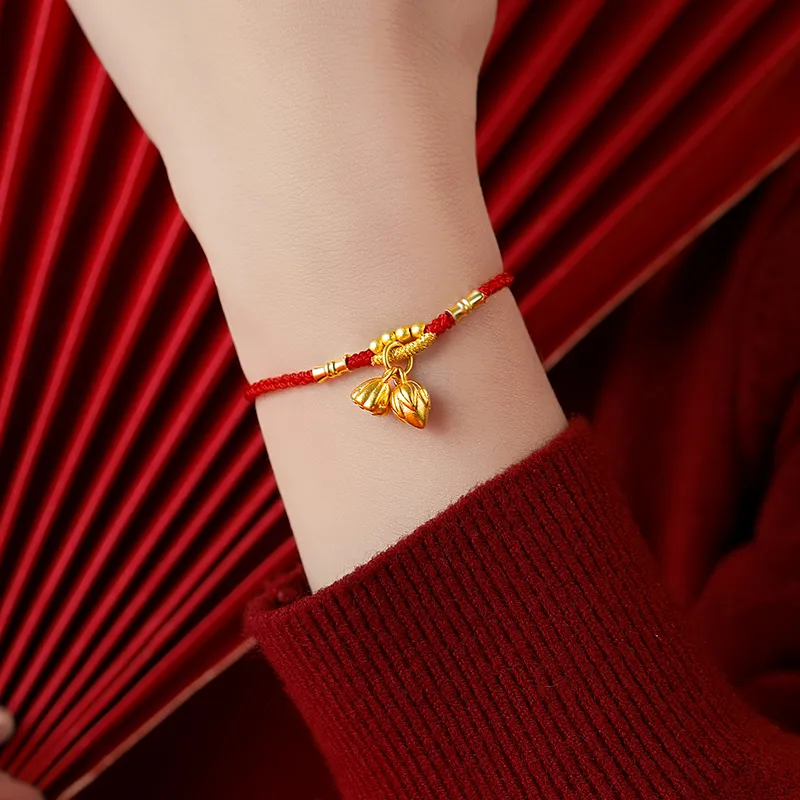 Rhymes Gold Plated Copper Bracelets Women's-2