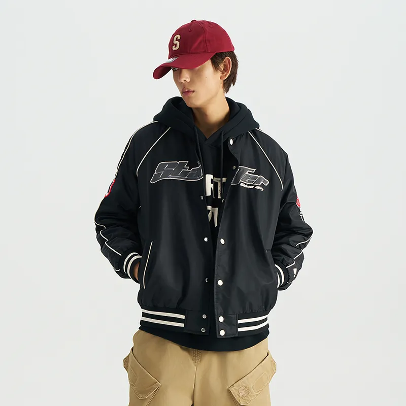 STARTER Jackets Coats Unisex Black-2