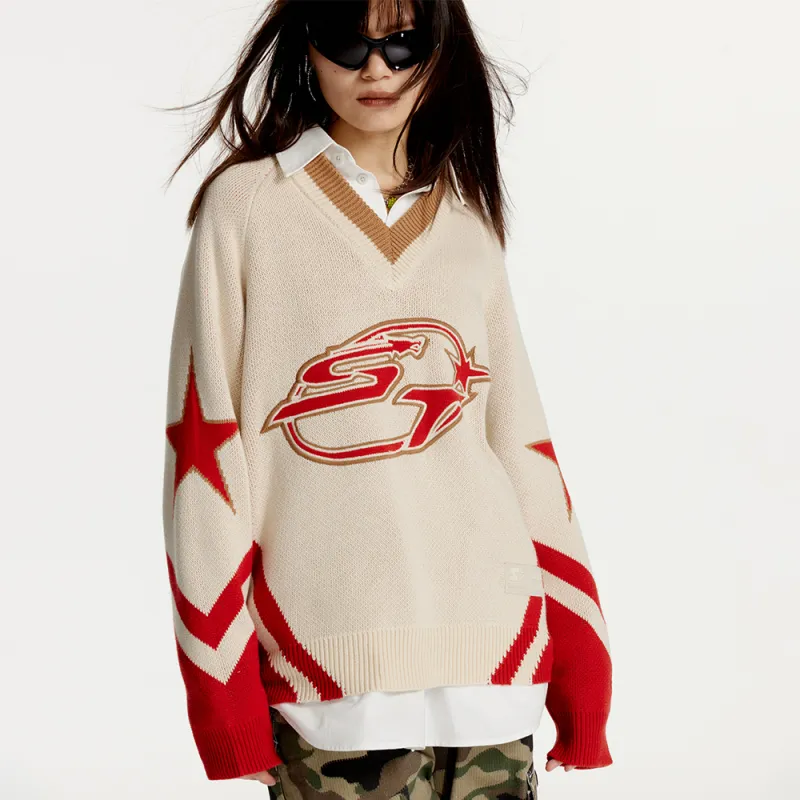 STARTER Knitwear Unisex Red-4