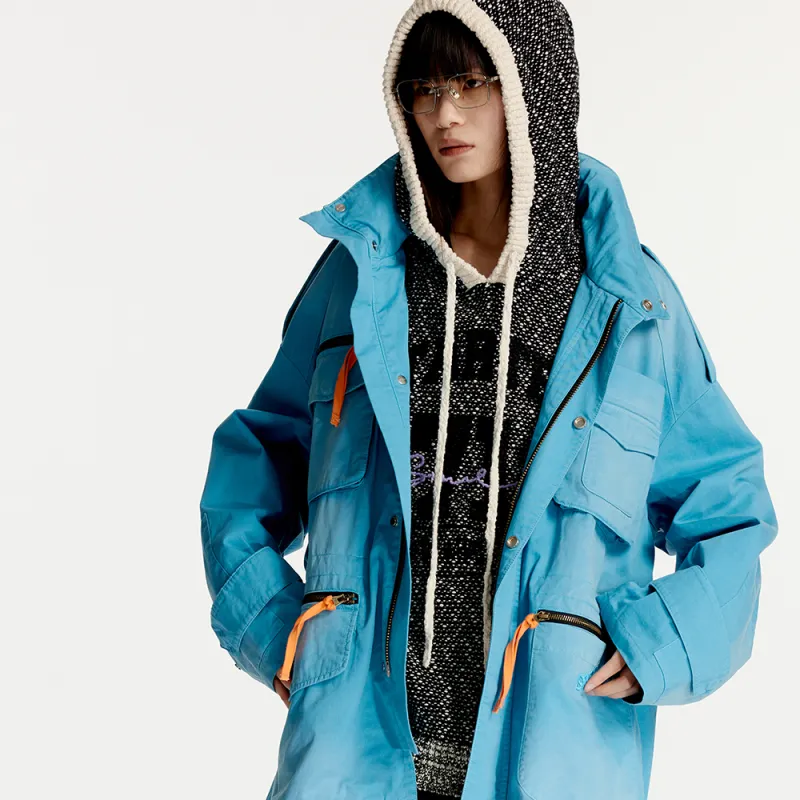STARTER Jackets Coats Unisex Blue-3