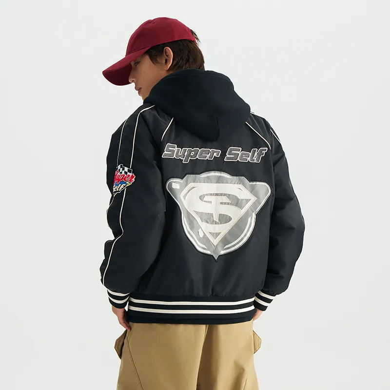 STARTER Jackets Coats Unisex Black-3