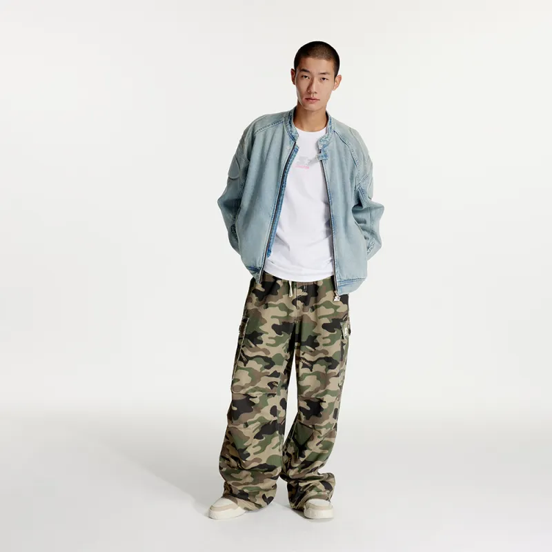 STARTER Denim Jacket Men's Light Blue-4
