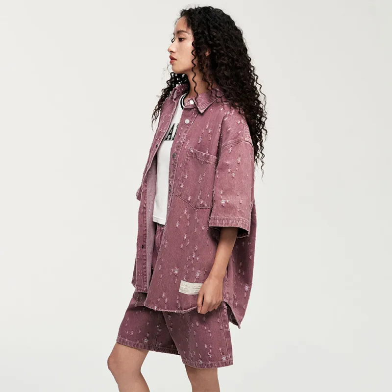 STARTER SS24 Shirt Unisex Dark Pink-3