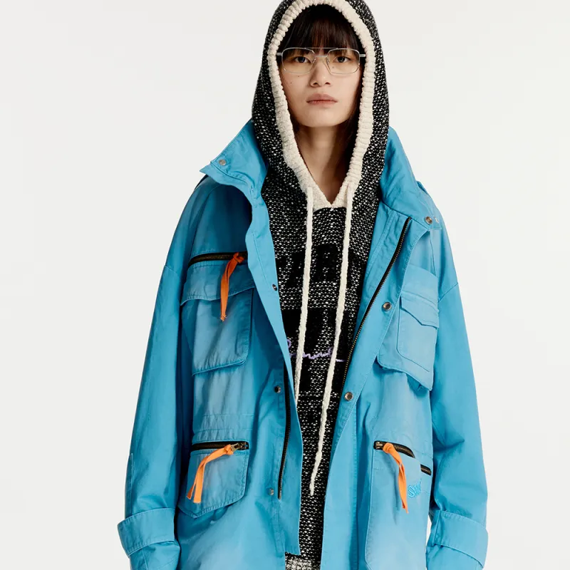 STARTER Jackets Coats Unisex Blue-2