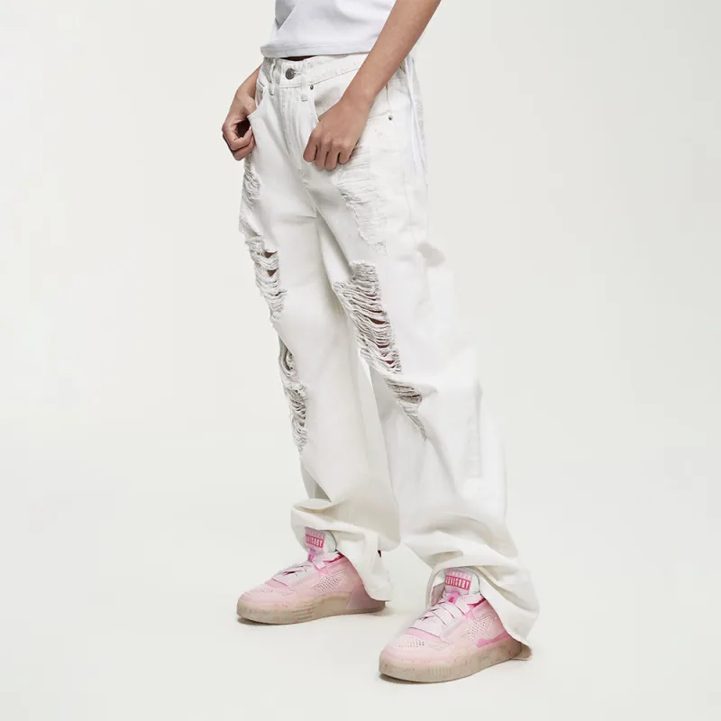 STARTER Jeans Unisex White-2