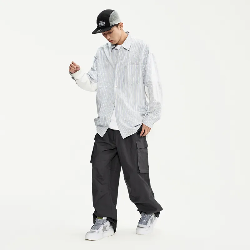 STARTER Casual Pants Unisex Gray-2