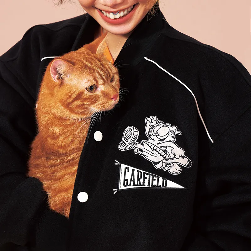 STARTER x GARFIELD Jackets Coats Unisex Black-5