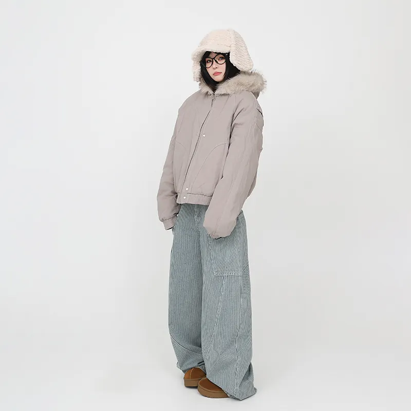 DEAR BETSY Puffer Jacket Unisex Ecru-3