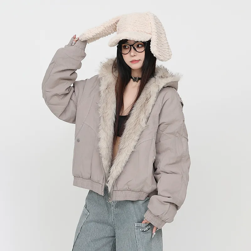 DEAR BETSY Puffer Jacket Unisex Ecru-5