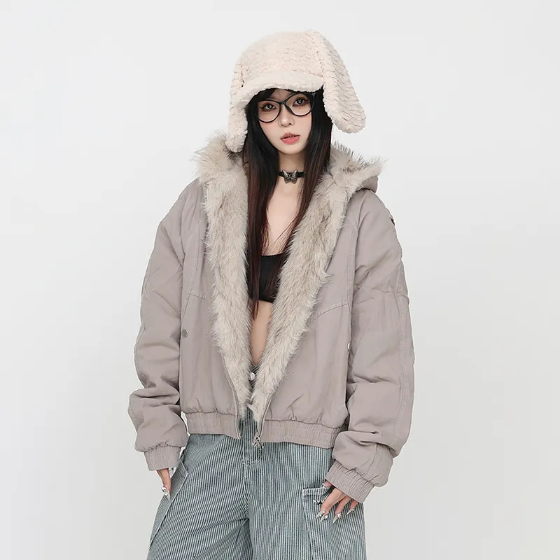 DEAR BETSY Puffer Jacket Unisex Ecru-6