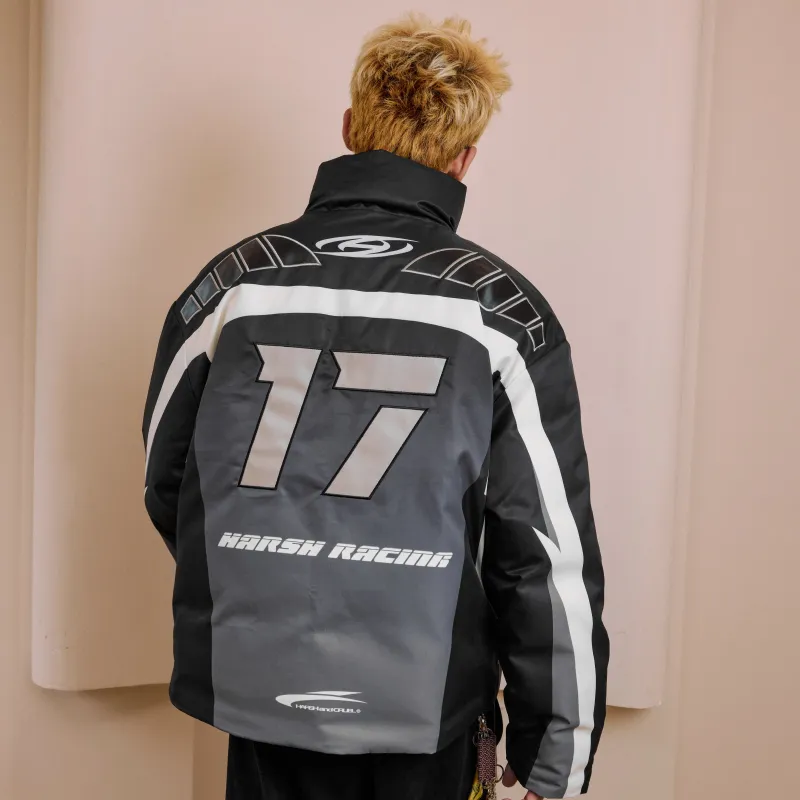HARSH AND CRUEL Puffer Jacket Unisex-3