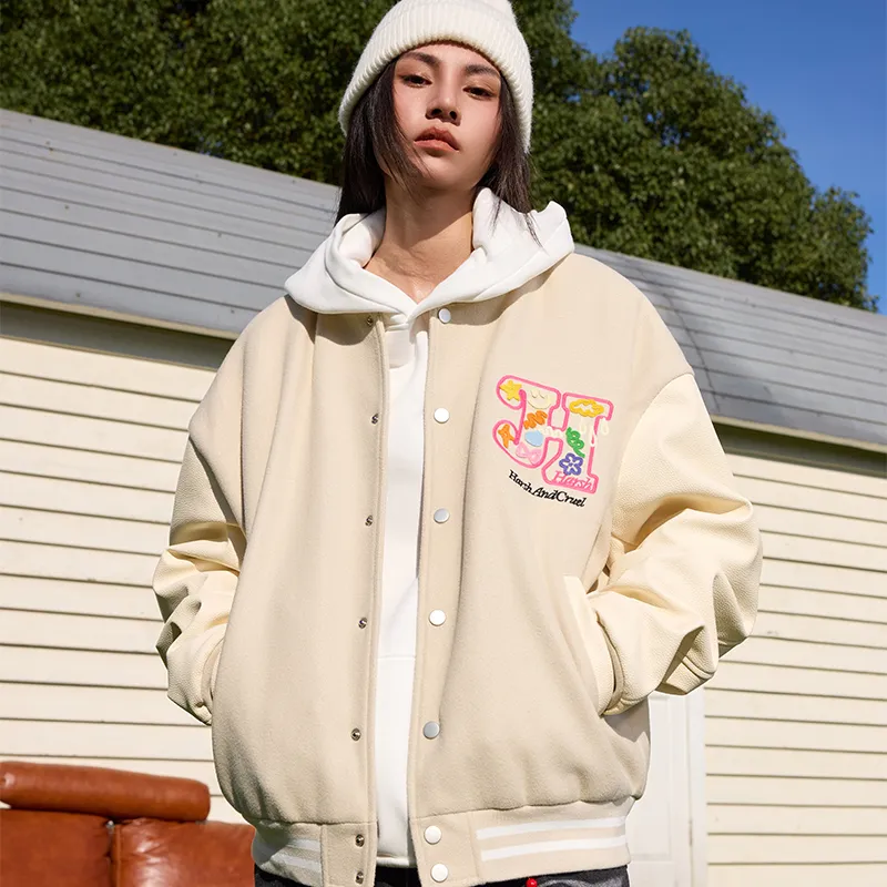 HARSH AND CRUEL Jackets Coats Unisex Khaki-3