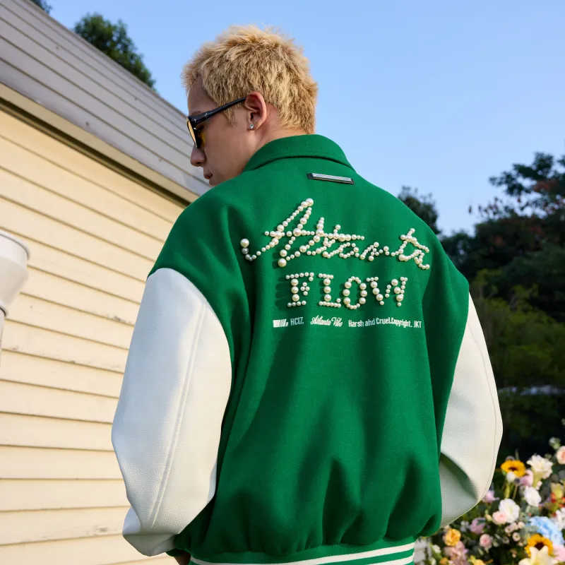 HARSH AND CRUEL Baseball Jacket Unisex-23