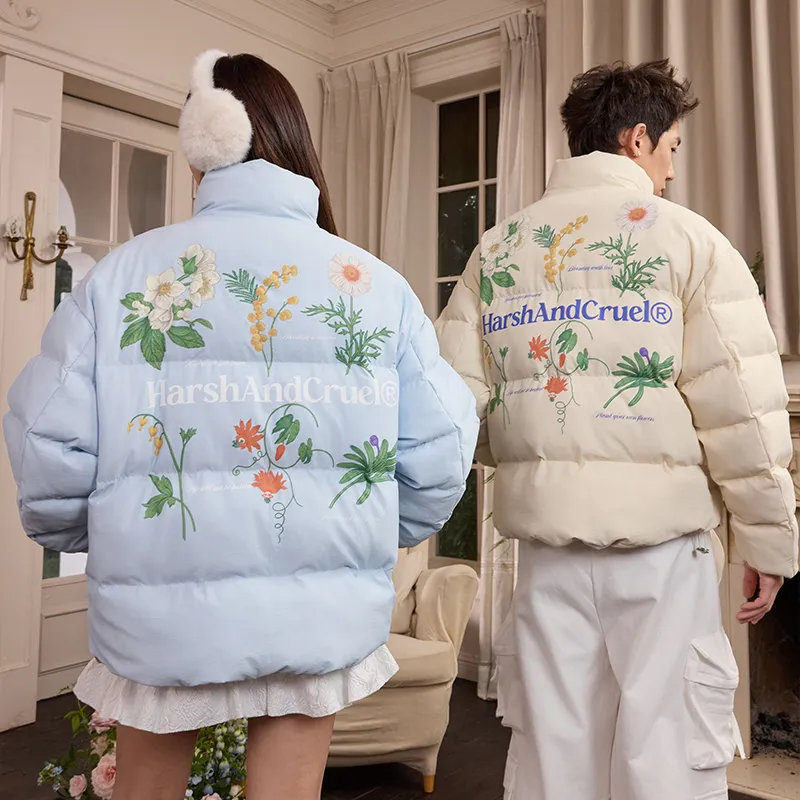 HARSH AND CRUEL Warm Puffer Jacket Unisex-9