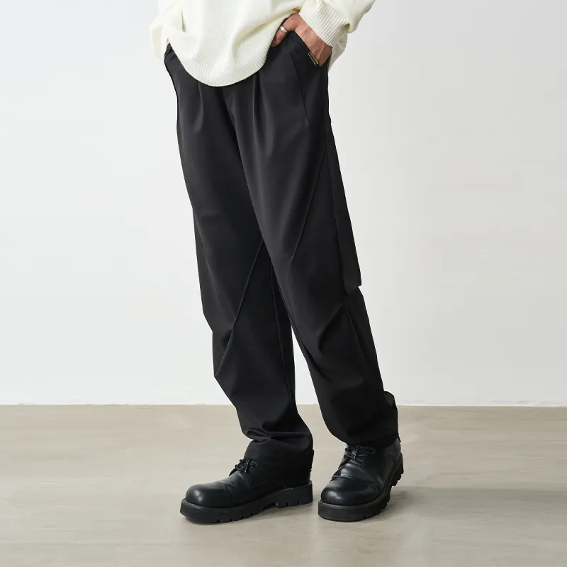 HARSH AND CRUEL Casual Suit Pants Unisex Black-5