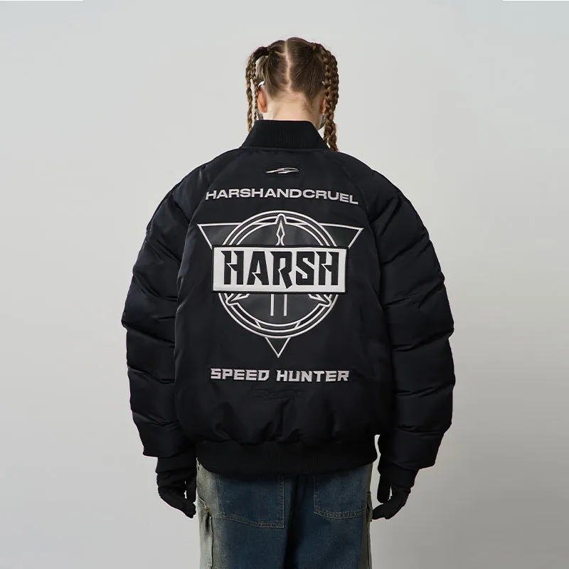 HARSH AND CRUEL Jacket Unisex Black-2