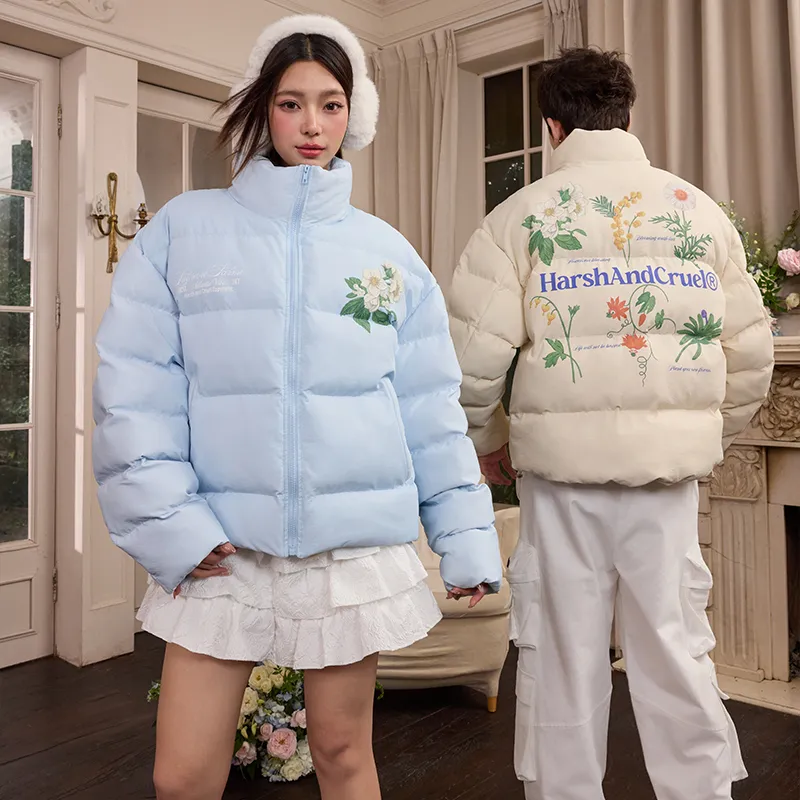 HARSH AND CRUEL Warm Puffer Jacket Unisex-5