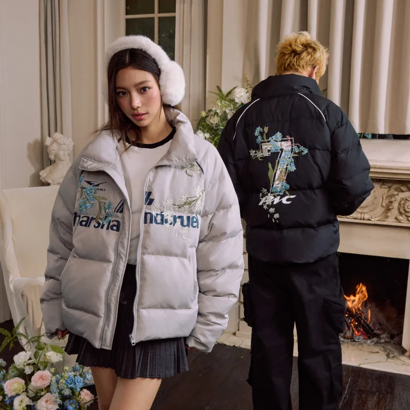 HARSH AND CRUEL Puffer Jacket Unisex-4
