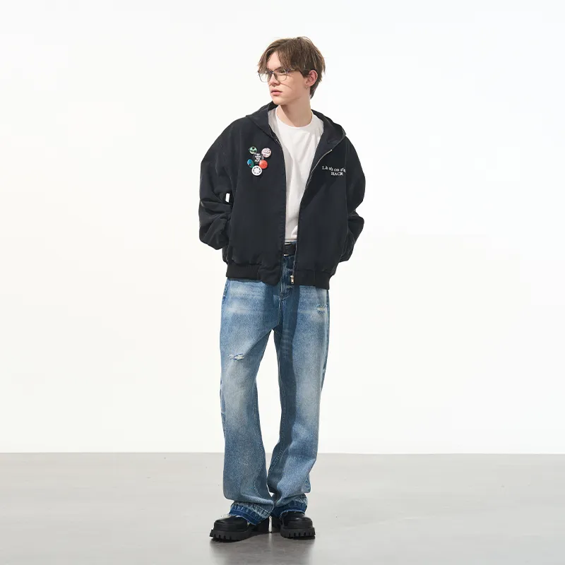 HARSH AND CRUEL Jeans Unisex Ice Blue-4