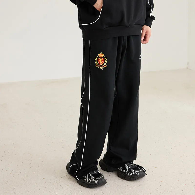 HARSH AND CRUEL Casual Pants Unisex Black-5