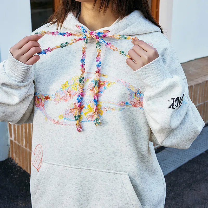 HARSH AND CRUEL Sweatshirt Unisex Oat White-2