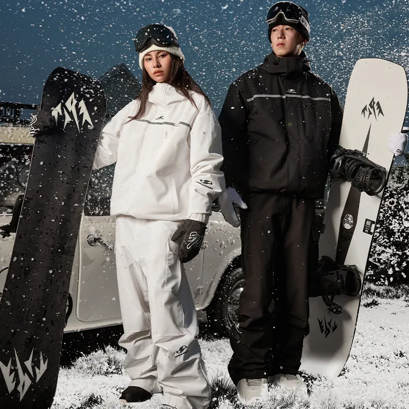 HARSH AND CRUEL Windbreaker Jacket For Skiing Unisex-3