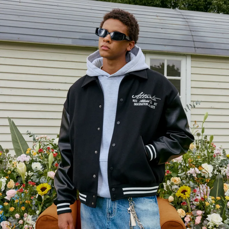 HARSH AND CRUEL Baseball Jacket Unisex-10
